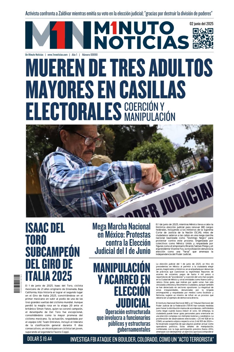 1MNoticias tweet media