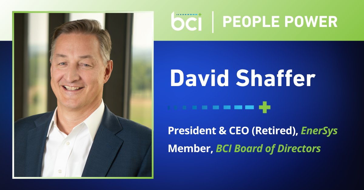 💪 PEOPLE POWER: After many years in the battery industry, EnerSys President and CEO David Shaffer is retiring. We extend our deepest gratitude for his transformative leadership and significant contributions to the energy storage industry.

Dave's strategic vision has been