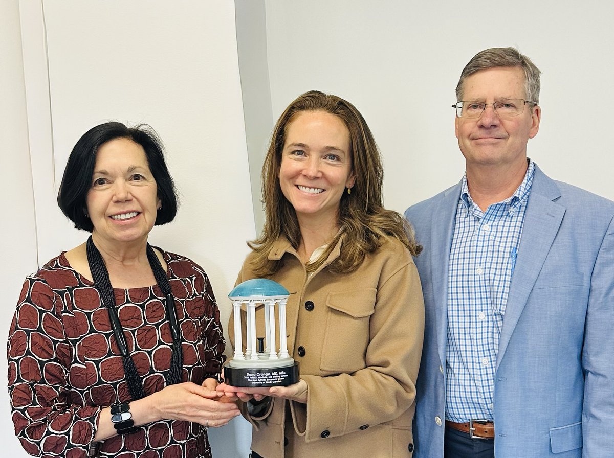 Incredibly honored to receive the John Winfield Visiting Scholar Award at UNC Chapel Hill.  We both trained at Cornell and Rockefeller, and were members of the Kunkel Society. His career is a source of inspiration: pmc.ncbi.nlm.nih.gov/articles/PMC94…