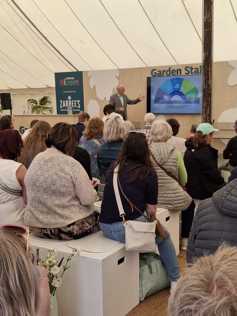TidyTownsIre's tweet image. There was a great crowd at Dr Christy Boylan&apos;s talk about planting and best practice for @SuperValuIRL TidyTowns groups at this years @BordBiaBloom! 

You can hear Dr Christy on @RTERadio1&apos;s CountryWide below:

loom.ly/klzmbB0