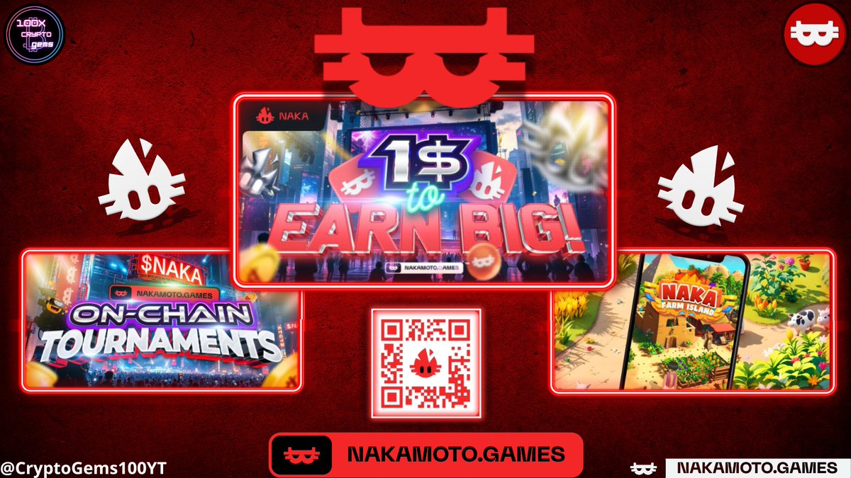 CryptoGems100YT's tweet photo. Woke up today ready to drop a $NAKA update,
opened their page and they’d already dropped several new bangers while I was sleeping!!! Unreal 🤯
$NAKA is crushing it on all fronts:
▫️ Telegram gaming with #Monsterville - the biggest #Tap2Earn ecosystem on $TON
▫️ Mobile gaming with the $1-to-Earn campaign.
Don’t miss out, today’s the last day for Bloody Memory, and tomorrow a new game kicks off!!
I’ve already stacked hundreds of $NAKA from this campaign alone! 😅 Play-to-earn, literally.
▫️ And then there’s #NAKA Farm Island, getting a full-on #P2E upgrade, love it. You can play on both, desktop and mobile.
It’s one of those addictive games that’s about to be even more rewarding.
▫️ And let’s not forget the tournaments, they’re getting full automation soon.
Can’t wait to launch my own when the new features drop! 🙌
This team is a freakin’ powerhouse. Unbelievable!!
https://t.co/ffCSwxnF39 - your place to be!
#NAKAFAM #GameFi #Play2Earn #NAKA
