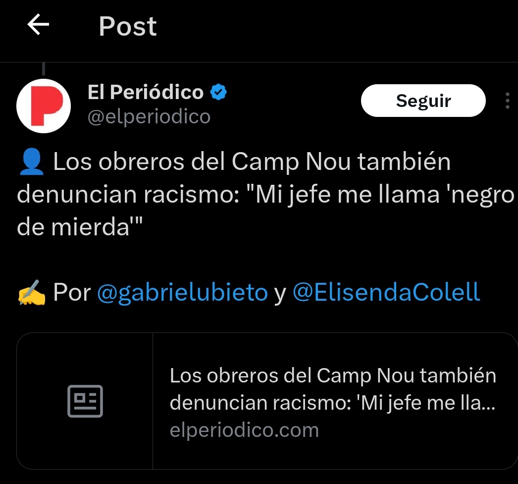 HdeHelena_RM's tweet photo. El Barça escogió a Limak como responsable de las obras en el Camp Nou en 2023. Desde entonces, El Periódico ha denunciado:

- Impagos, amenazas y coacciones a trabajadores.
- Fraude con empleados sin contrato.
- Multas por incumplir el horario. 
- Racismo.
- Explotación laboral. https://t.co/UGZDfGQiIl