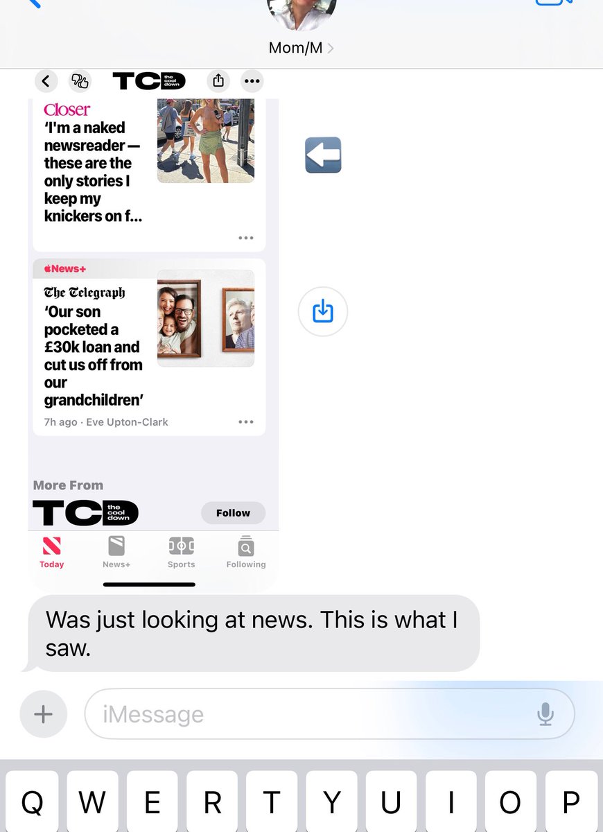 Omg my mom just found out I work for <a href="/nakednews/">Naked News</a> 😳