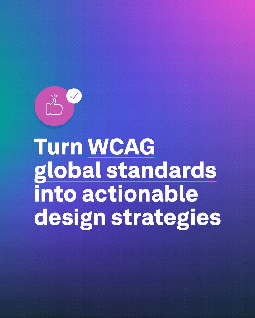 Ready to champion accessibility from concept to launch? Join us to learn how to embed best practices into every design decision: tinyurl.com/2axhz5h6 🚀⁠
⁠
#a11y #WCAG #accessibility #Accessibledesign