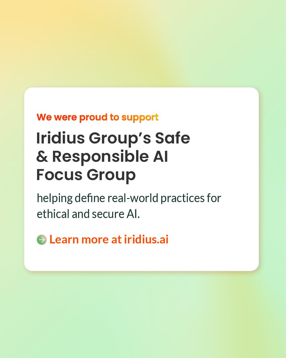 southworks's tweet image. 8/ 🧠 We supported @IridiusAI in their Responsible AI Focus Group — shaping the future of ethical AI.  
#EthicalAI #ResponsibleAI

And that’s a wrap on May! 💥 What a month, what a team. 🙌
#SOUTHWORKS #NeverMiss #SoftwareEngineering