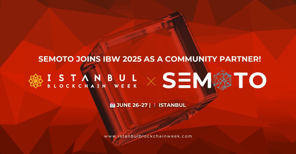 We’re excited to welcome Semoto (<a href="/Semoto_io/">Semoto</a>) as an official Community Partner for #IBW2025! 🔥

Semoto is the largest Web3 B2B marketplace, helping you discover top service providers based on cost, location, and reviews.

Thrilled to have them on board as we unite the global Web3