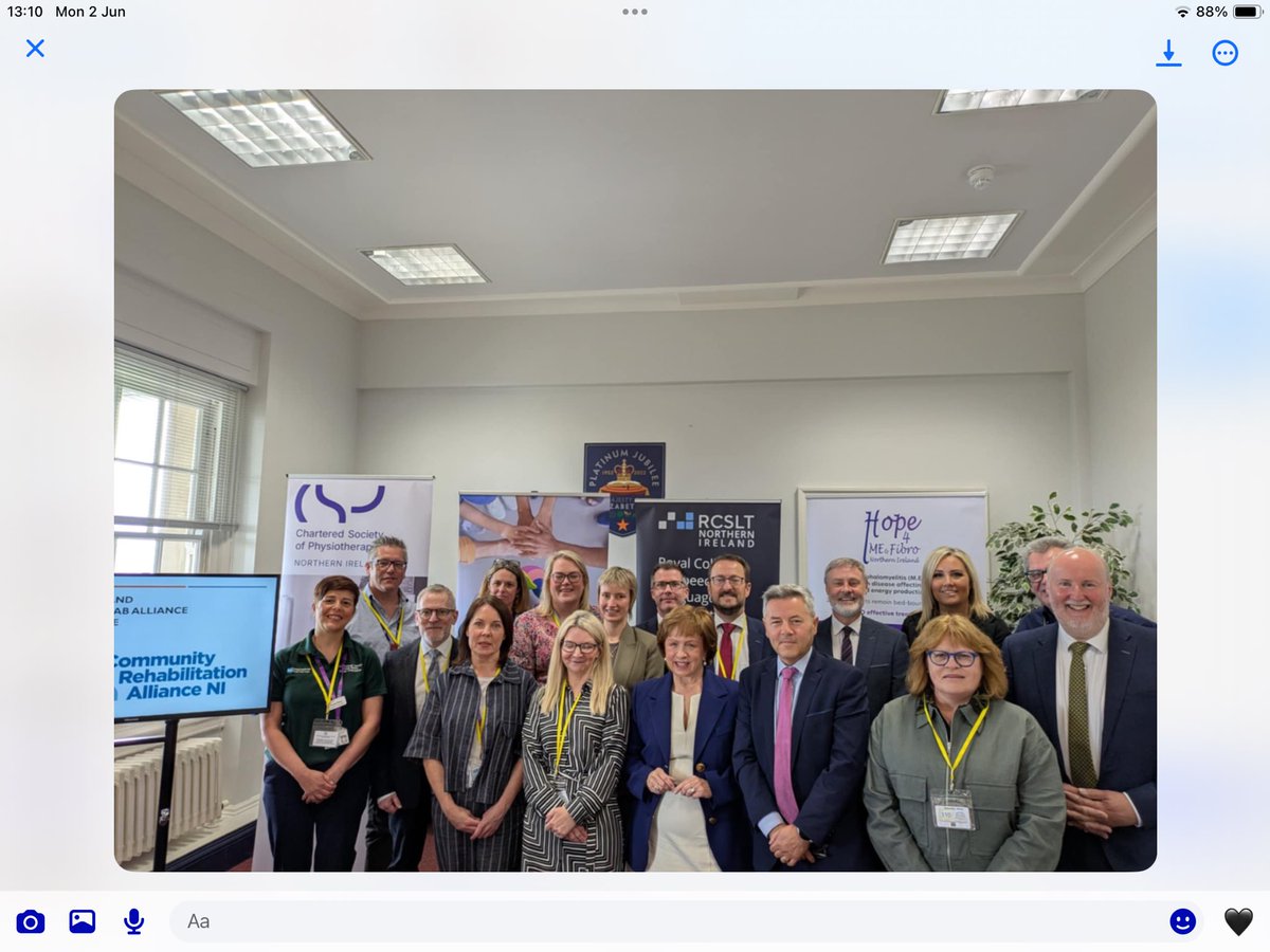 <a href="/Linda_ANP/">Linda campbell</a> sharing #ME education today! From stabilising symptoms to reducing relapse risk community-based rehab with pacing &amp; #PEM education could be a game changer for #PWME #CommunityImpact #RehabSuccess #TransformingLives #PatientSafety #RecogniseDiagnoseSupportME <a href="/duponline/">DUP</a>