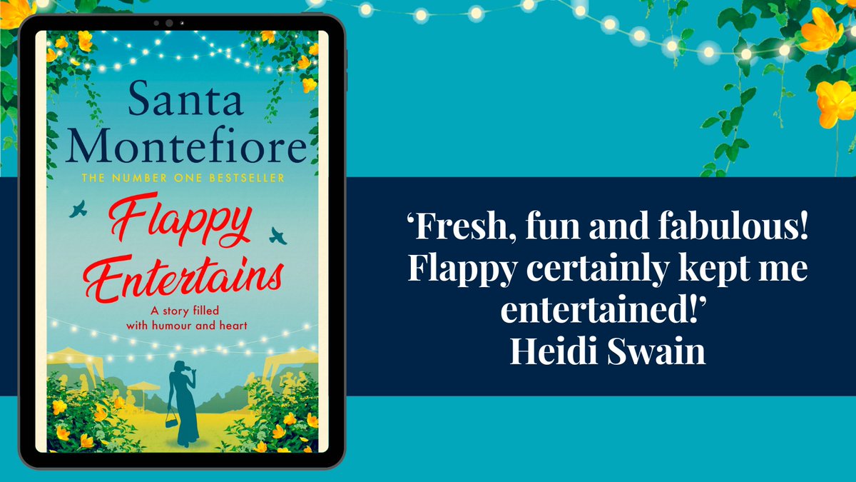 FLAPPY ENTERTAINS by Santa Montefiore is 99p on Kindle throughout the whole of June!

amazon.co.uk/Flappy-Enterta…