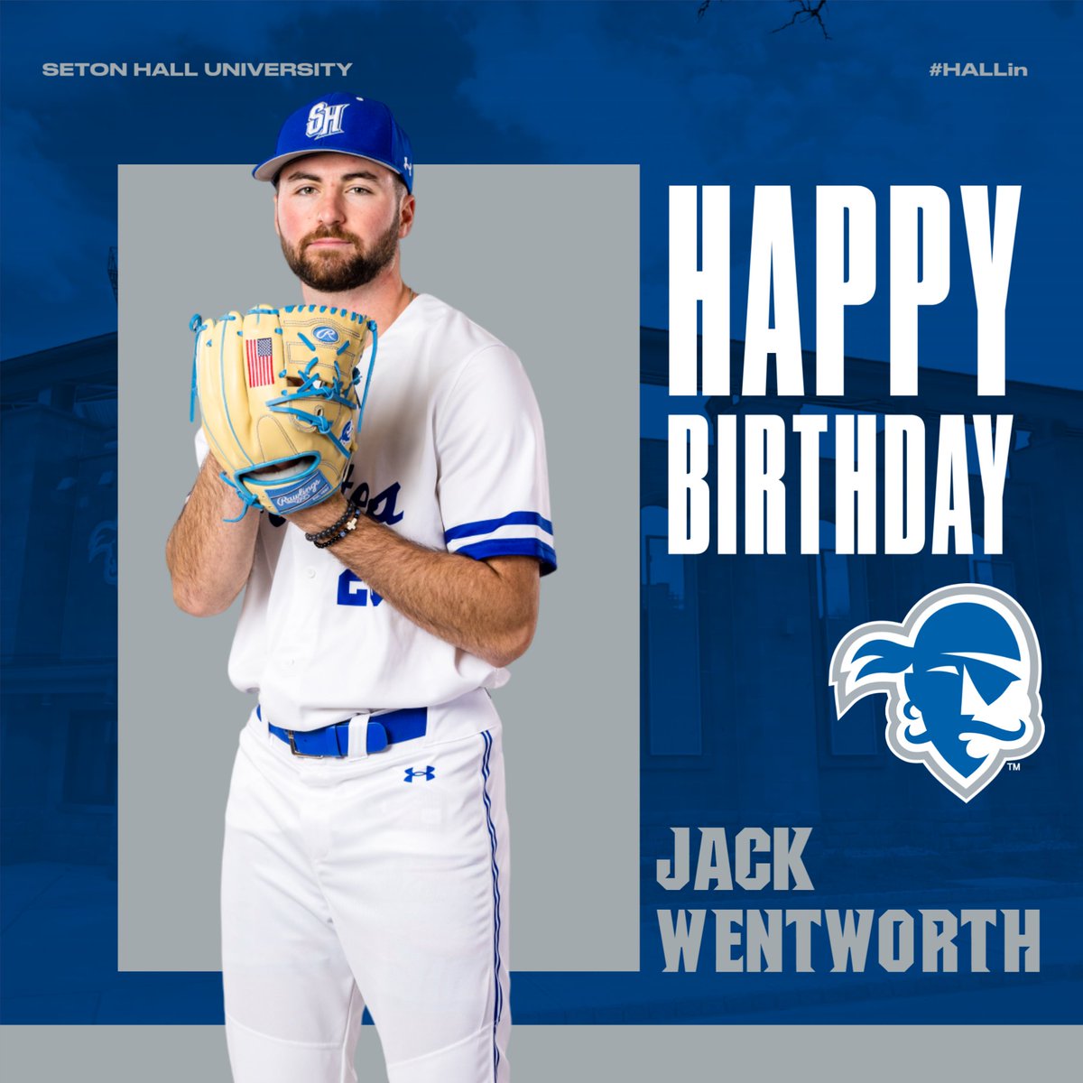 A very 𝙃𝘼𝙋𝙋𝙔 𝘽𝙄𝙍𝙏𝙃𝘿𝘼𝙔 to JACK WENTWORTH!

#HALLin ⚾🏴‍☠️🔵⚪