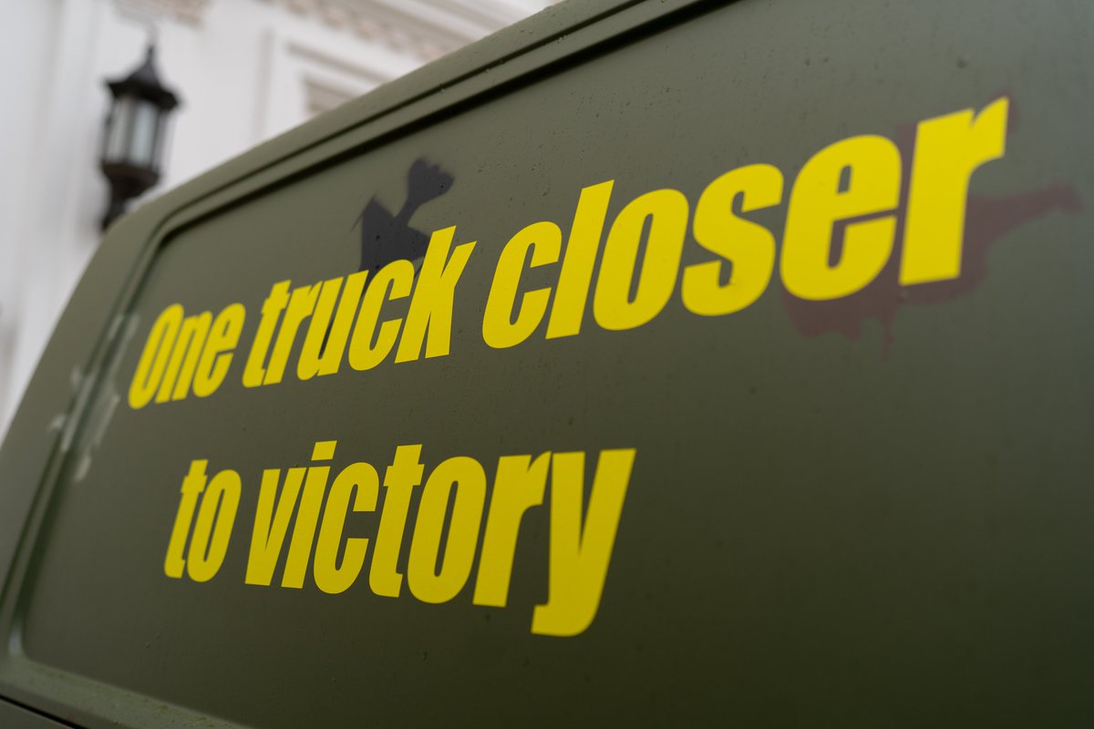 One truck closer to victory 🇺🇦