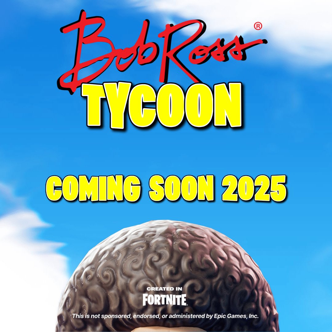 🌲🎨 A happy little accident is coming …

Make sure to join the official Bob Ross Discord (discord.gg/BWpDdBxe) to stay up to date on what’s next!

#FortniteCreative #BobRoss #UEFN #BeatTheDevilOutOfIt