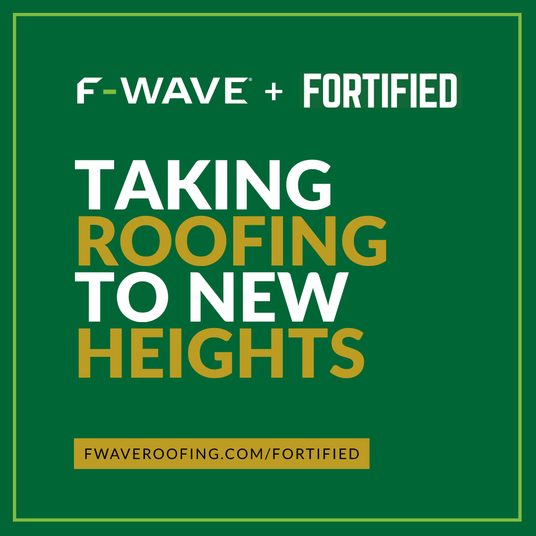 fwaveroofing's tweet photo. FWAVE is now FORTIFIED. Engineered for extreme weather. Designed for peace of mind. Using FWAVE’s FORTIFIED-compliant products can help you meet the highest standards for resilience against wind, hail, and severe storms.
#FWAVE #FORTIFIED https://t.co/yOv10gtJUV