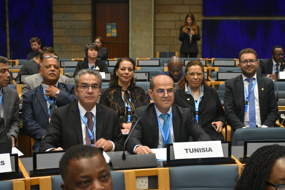 UNHabitatTun's tweet image. 🇹🇳 Tunisia stands strong at the 2nd #UNHabitatAssembly in Nairobi!
Minister of Equipment &amp;amp; Housing highlights bold action on climate resilience, SDG localization &amp;amp; youth-driven green economy.
A step forward in linking local action to global diplomacy. 🌍🤝
#SDGs  #ClimateAction