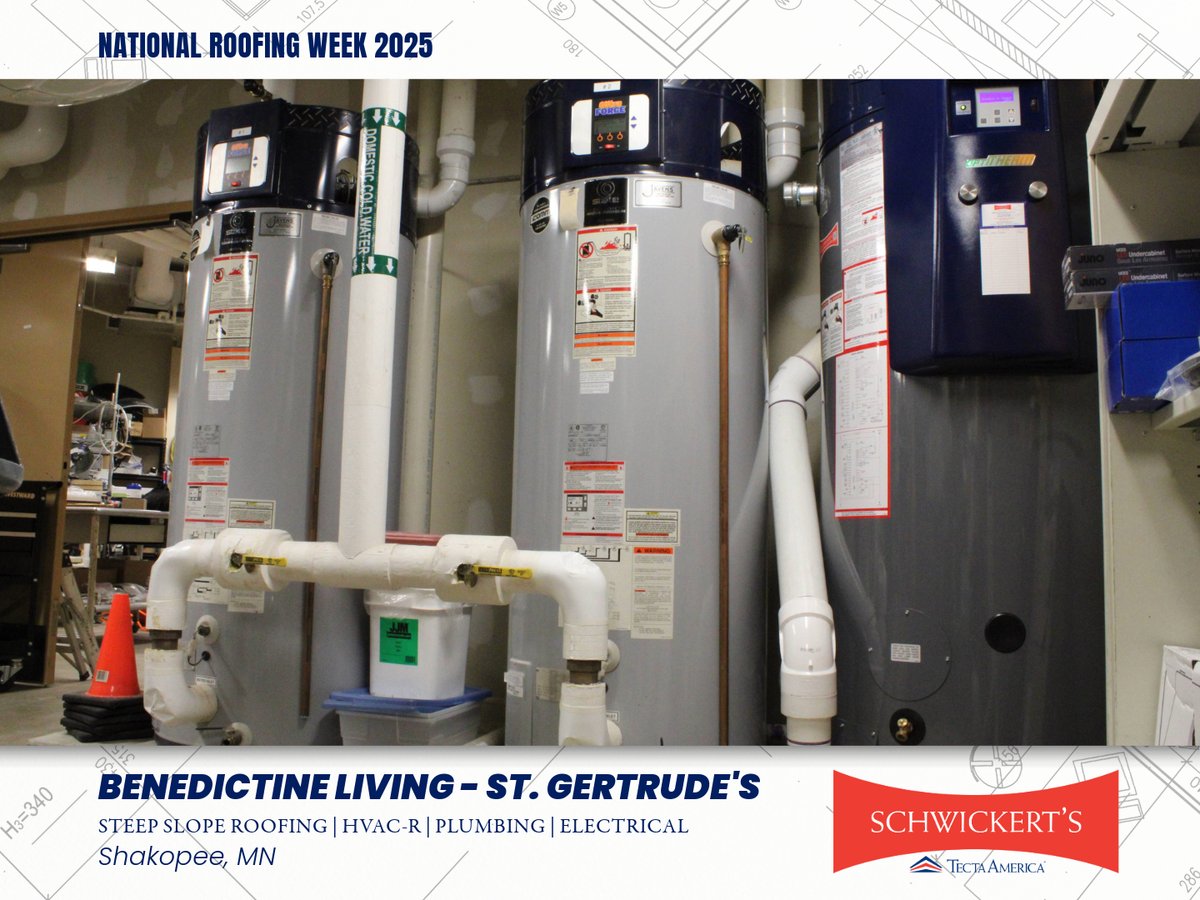 Schwickerts's tweet image. Throughout today, we&apos;ll be highlighting some projects of all our trades. To start, check out this project we did at Benedictine Living - St. Gertrude&apos;s in Shakopee, MN.

See the full project &amp;amp; more: schwickerts.com/project/benedi…
---
#schwickerts #NationalRoofingWeek #SignatureProjects