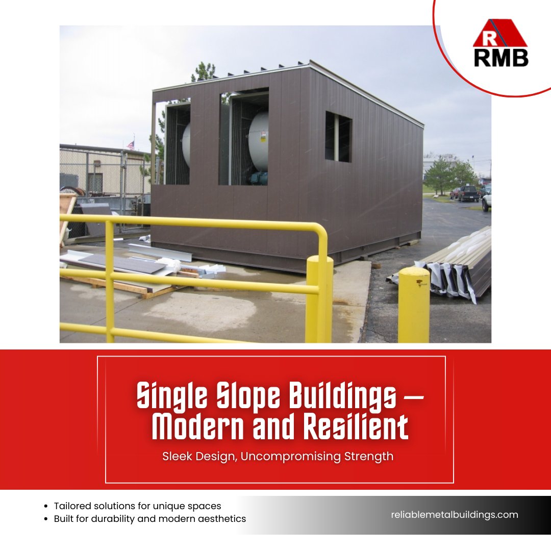 reliablemetalX's tweet photo. Sleek and durable Single Slope Buildings offer style and function for unique spaces.

Discover yours today! https://t.co/HgXniVOFmy 

#SingleSlope #Construction https://t.co/JbP8PRAuYF