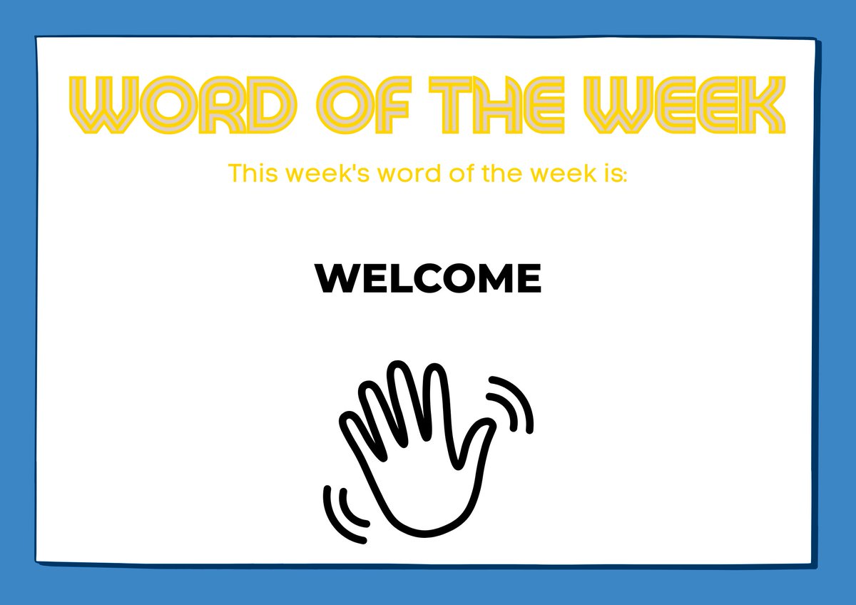 📖 Word of the Week: “Welcome”

— English: Welcome
— Arabic: مرحبًا (Marhaban)
— Kurdish: Bi xêr hatî

→ “Languages are bridges – not barriers.”

Do you know any other ways to say "welcome"?

Comment below⬇

#MultilingualMonday #CRMCconnects