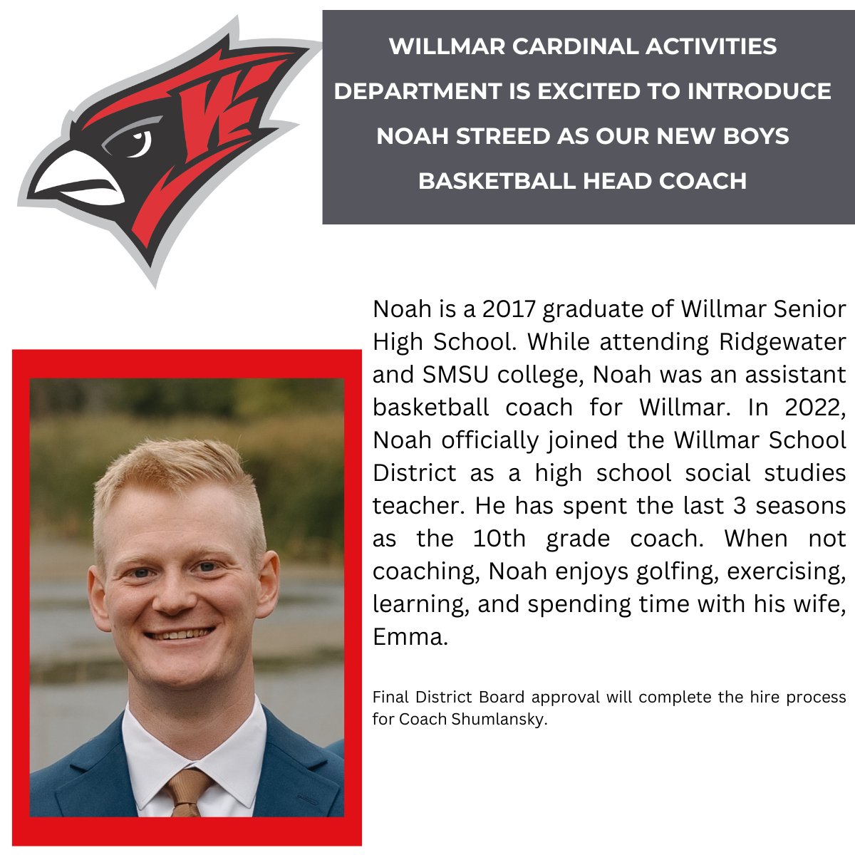 WELCOME TO THE TEAM COACH STREED!!!

@yulpsection
