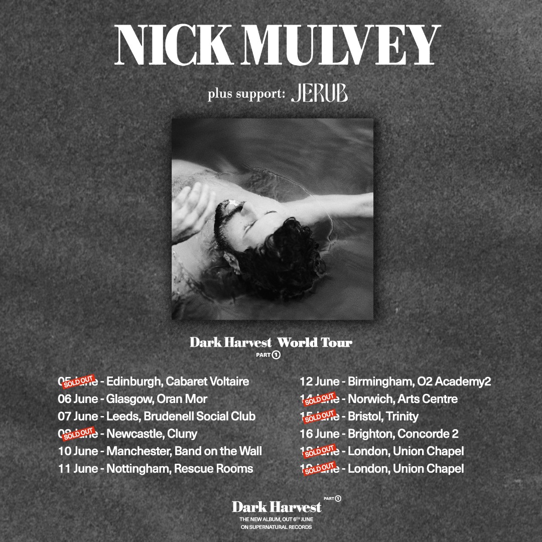 O2 Academy Birmingham (@o2academybham) on Twitter photo Musician, composer, and producer, <a href="/nickmulveymusic/">Nick Mulvey</a> returns, refreshed and rejuvenated by the challenges and successes of his life over the last 3 years, with 'Dark Harvest (Pt. 1)', and a Brum show - Thu 12 Jun.
Grab your 🎟️👉 amg-venues.com/3eF750Vs5VE Musician, composer, and producer, <a href="/nickmulveymusic/">Nick Mulvey</a> returns, refreshed and rejuvenated by the challenges and successes of his life over the last 3 years, with 'Dark Harvest (Pt. 1)', and a Brum show - Thu 12 Jun.
Grab your 🎟️👉 amg-venues.com/3eF750Vs5VE