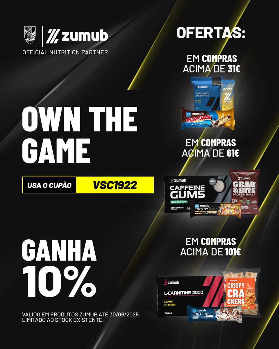 Set clear goals. Embrace challenges. 𝐎𝐖𝐍 𝐓𝐇𝐄 𝐆𝐀𝐌𝐄! 🧠

Desfruta de 10% de desconto com o cupão 𝐕𝐒𝐂𝟏𝟗𝟐𝟐 👉 Sabe mais em zumub.com

#EspíritoDeVitória