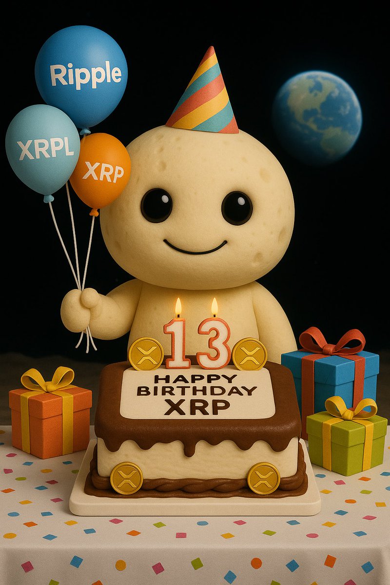 On June 2, 2012, the XRP Ledger launched with 100 billion tokens.
Today, the mission continues.
Happy Birthday to the one that paved the way.
It didn’t just change crypto — it changed lives.