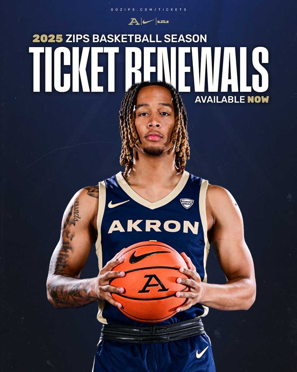 ZipsMBB's tweet photo. It's time! ⏰ 

2025-26 season tickets are now available for purchase or renewal! Hit the link ⬇️ to lock in your 💺 and don't miss a minute of the action inside the JAR 🏀 

🎟️: https://t.co/DXnahdtKyn

#GoZips🦘 | #MakeTheClimb https://t.co/5IVuDrijQN