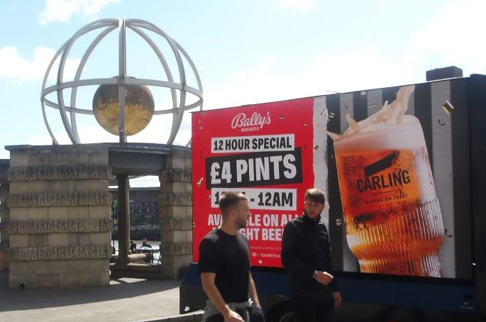 AdsDirectLtd's tweet image. @BallysCorp Upped their ante when it came to raising #awareness of their special offers recently at @NUFC with our vibrant #digivan Email us for details on our exciting full and half season media packages at St. James' Park and other #uk #footballclubs digivans@adsdirect.org.uk