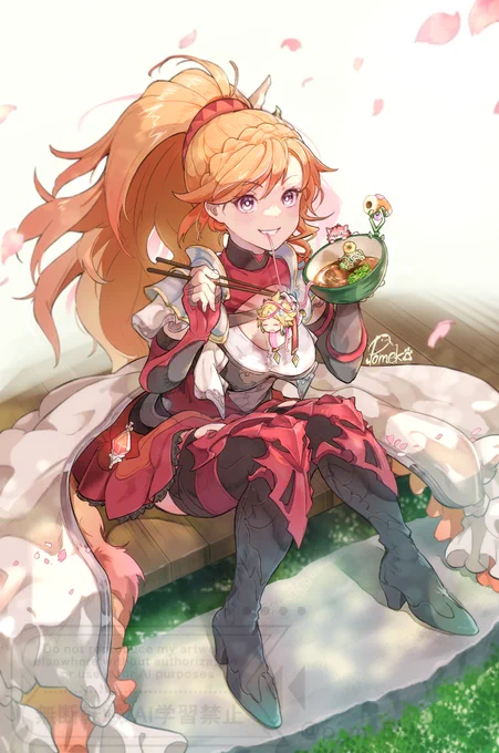ファルム王国の食文化にハマって通ってそう #幻影戦争