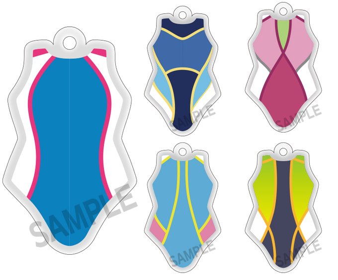 【ぴたけっとグッズ情報①】6/29(日)
競泳水着デザインのアクリルキーホルダー作ってみました!
縦5cmの小さいサイズなのでさり気なくカバンなどにつけられると思います。現物が出来上がったら改めてお知らせいたしますー! 