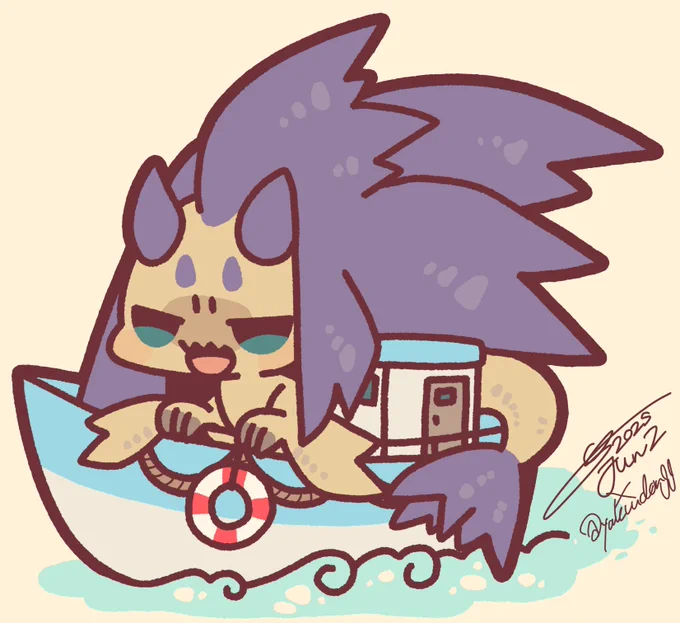 #今日のもんすたー 2025年6月2日 イソネミクニ