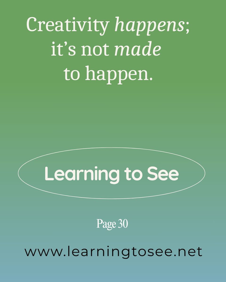 DrKeithSawyer's tweet image. From the new book LEARNING TO SEE by Keith Sawyer learningtosee.net #learningtosee #mitpress #creativity #art #design #bfa #mfa
