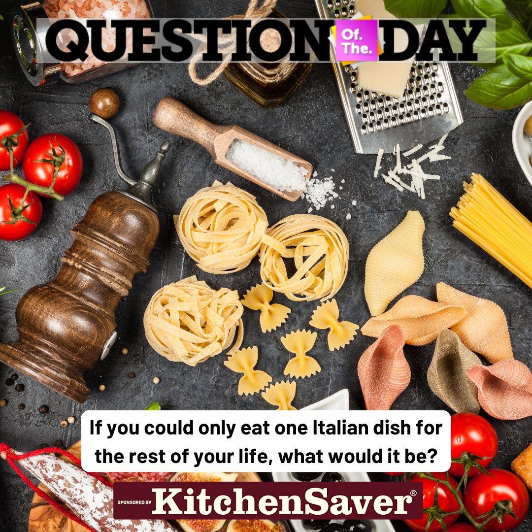 QUESTION OF THE DAY: If you could only eat one Italian dish for the rest of your life, what would it be?

Comment your dish below!!