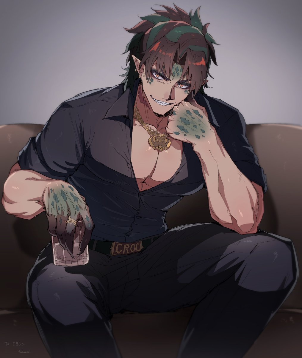 You look tense. 

Can I offer you a drink... or a distraction? 😏

🎨| @/sabamori55