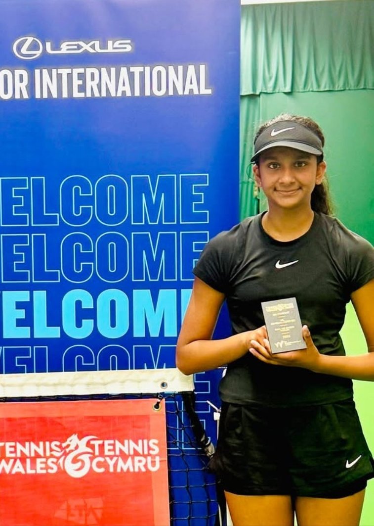 A huge well done to Tanishka in U4 who made it to the finals of the Tennis ITF J30 and finished runner up. She was one of the youngest players in the Main Draw, what an amazing achievement!
