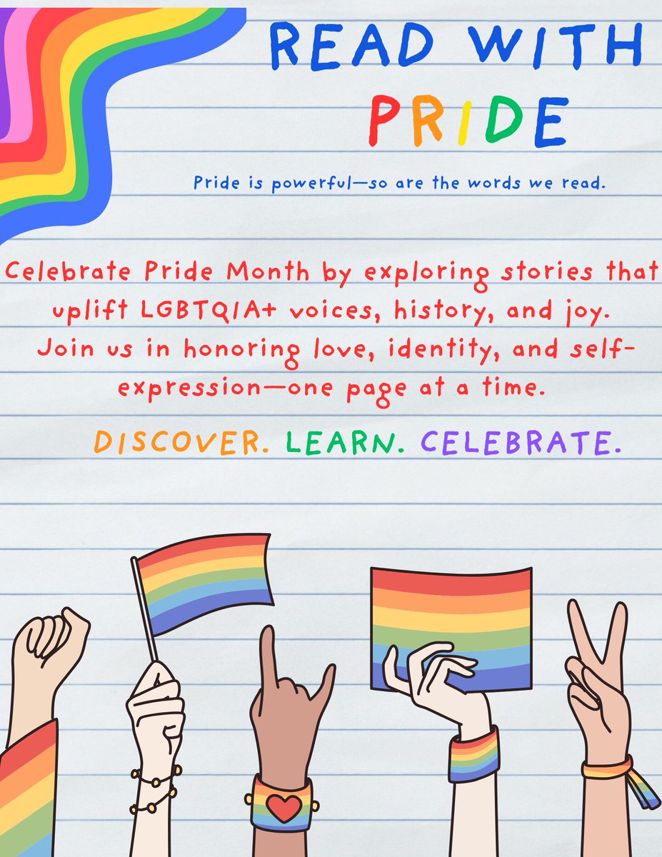 Stop by the LC to check out our Pride display! 🏳️‍🌈