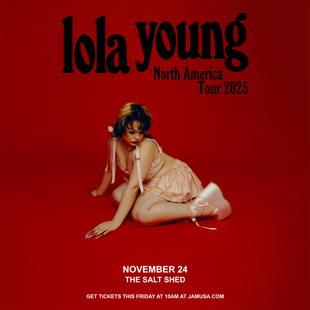 JamUSA's tweet photo. Just Announced: Fresh off dropping her latest single "One Thing," British breakout star @lolayounggg, who made waves with her hit song "Messy," is hitting the road and stopping by @saltshedchicago on November 24!
Get tickets this Friday at 10am: https://t.co/1Lf8tuTIB6 https://t.co/mOEDakn4rF