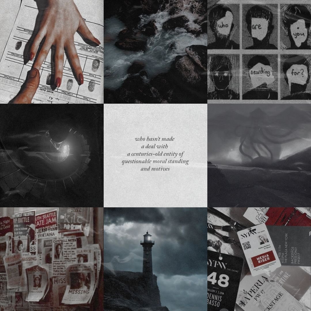 — a drowning ambition — 
🌊

a zealous journalist turns up missing, so their rival makes it his mission to find her

he finds her at a strange lighthouse…

she doesn’t recognize him at all…

and there’s a strange monster lurking on the bottom floor…

#DraftingPit #A #H #PR