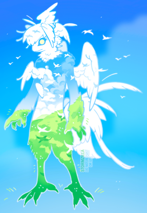 wanted to try making a design like this... bird thing