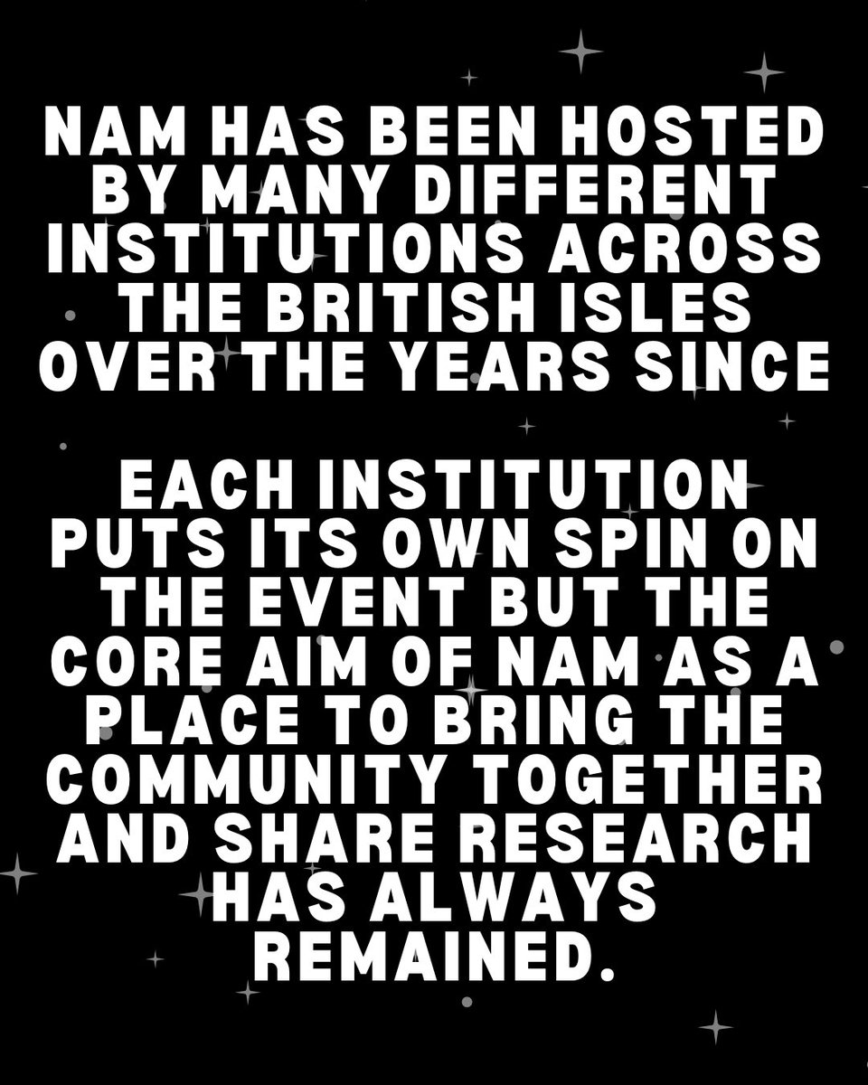 NAM25_Durham's tweet photo. About the history of NAM! ✨

#NAM2025Durham 
#ScienceThroughConnection
#Community https://t.co/LFUVRKR2S2