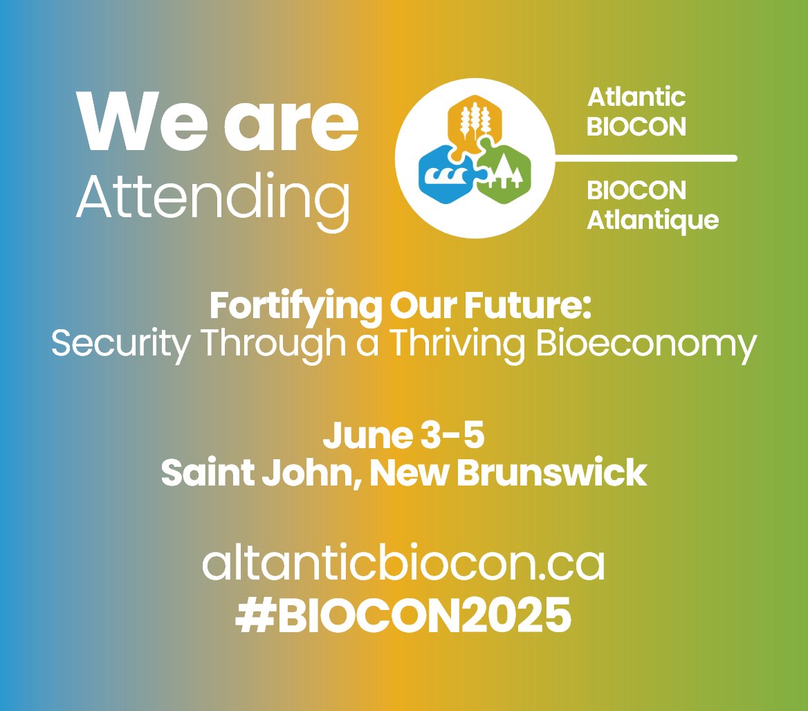 Genome Atlantic (@genomeatlantic) on Twitter photo Looking forward to #Biocon2025 this week in Saint John, N.B.! Thanks ResearchNB for putting together another excellent agenda this year! Looking forward to #Biocon2025 this week in Saint John, N.B.! Thanks ResearchNB for putting together another excellent agenda this year!