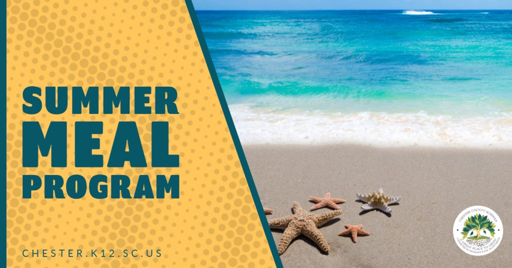 Chester County School District’s Summer Meals Program kicks off June 2025! Free meals for all kids 18 &amp; under—no paperwork needed. Affordable meals available for others. View the full menu here: myschoolmenus.com/organizations/…