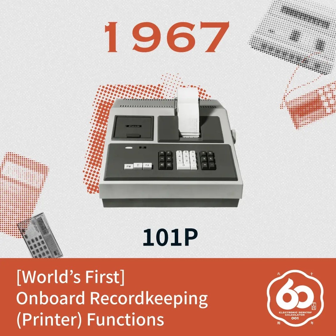 CasioEdTech's tweet image. Did you know? The 101P was the world&apos;s first record-keeping printing calculator  -- a product that made tasks such as accounting more efficient. #CASIOCalc60th #DidYouKnow #mtbos #iteachmath #accounting #techhistory