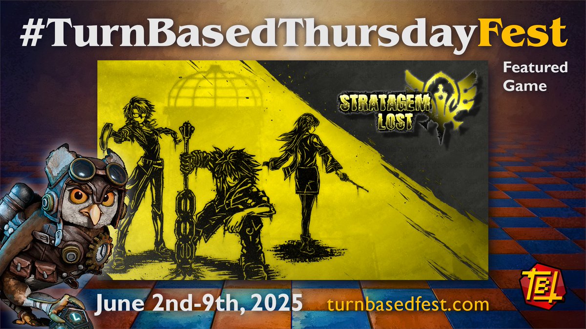 We're proud to be a part of this year's #TurnBasedThursdayFest! Come check us out along with many other amazing turn-based games!♟️

Thanks to the team at #TurnBasedThursday for organizing the event!

Our Steam Page: store.steampowered.com/app/3041220/St…

TBT Fest: store.steampowered.com/sale/TurnBased…