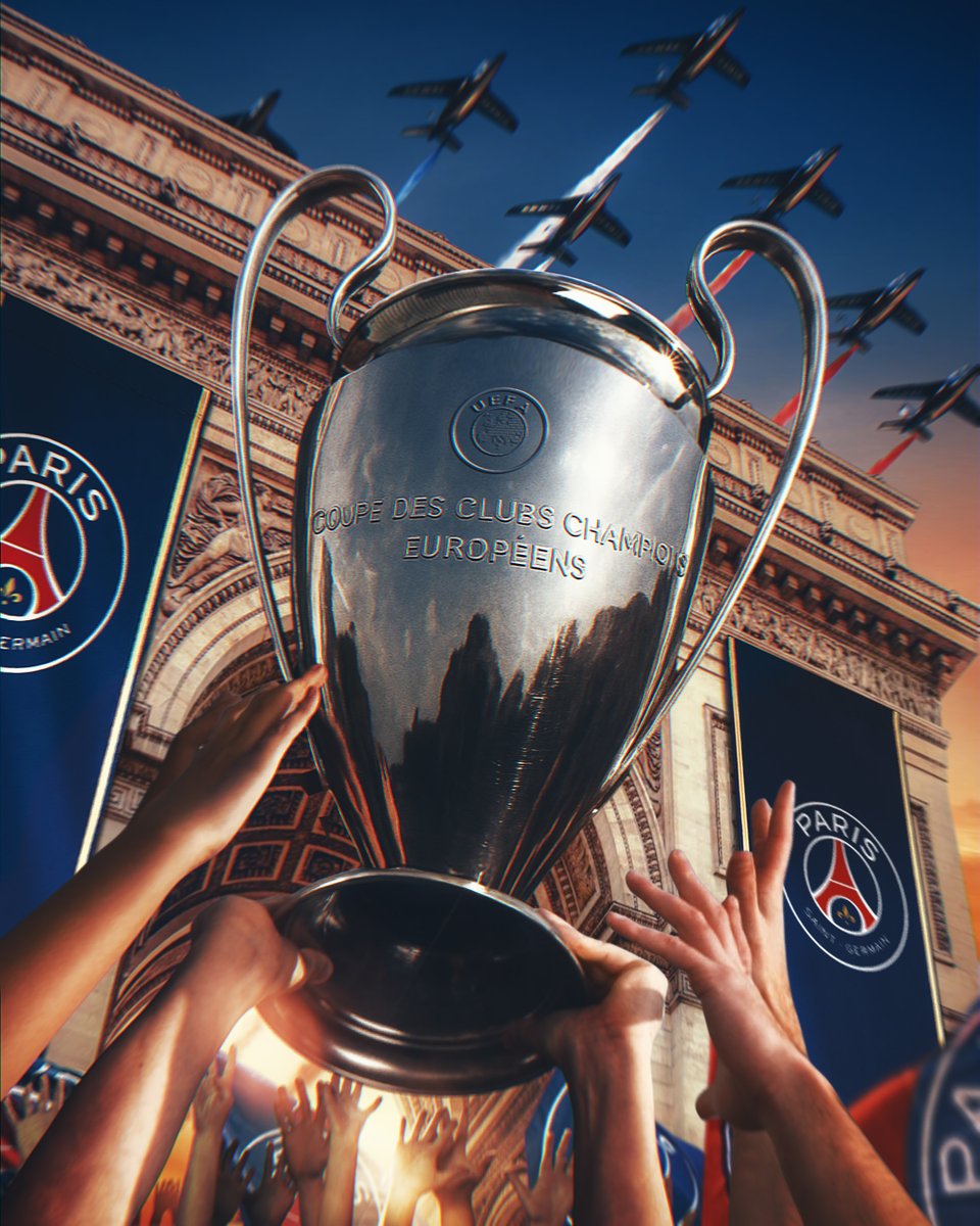 La coupe de tous les Parisiens ❤️💙