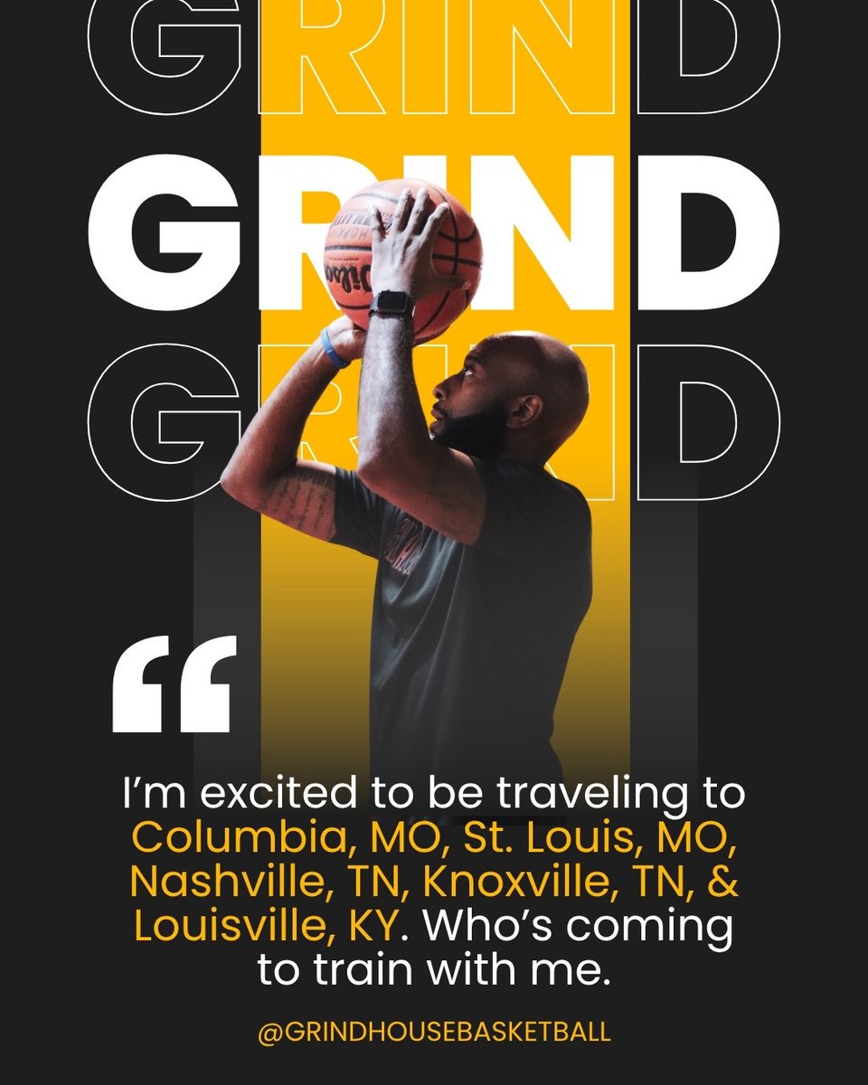 Grind House Basketball (@grindhousebb) on Twitter photo FILL OUT TO RESERVE YOUR SPOT π
π¨ OPEN INVITATION π¨
SPREAD THE WORD π£
40 LIMITED SPOTS EACH LOCATION
June 11β15.
If youβre in:
π Columbia, Missouri
π St. Louis, Missouri
π Nashville, Tennessee
π Knoxville, Tennessee
π Louisville, Kentucky
docs.google.com/forms/d/e/1FAIβ¦ FILL OUT TO RESERVE YOUR SPOT π
π¨ OPEN INVITATION π¨
SPREAD THE WORD π£
40 LIMITED SPOTS EACH LOCATION
June 11β15.
If youβre in:
π Columbia, Missouri
π St. Louis, Missouri
π Nashville, Tennessee
π Knoxville, Tennessee
π Louisville, Kentucky
docs.google.com/forms/d/e/1FAIβ¦