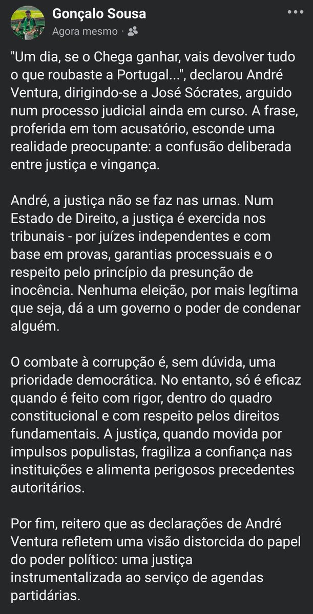 Não se pode normalizar estas declarações de André Ventura.