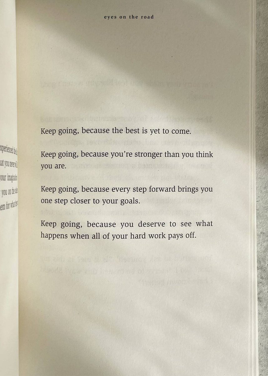 Keep going 🤍