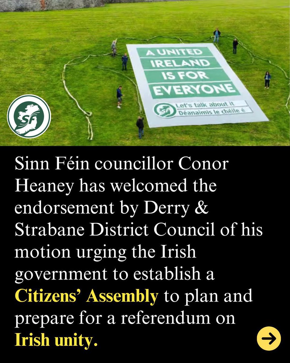 SF_Commission's tweet image. Maith sibh to Cllr Conor Heaney &amp;amp; the Sinn Féin team on Derry &amp;amp; Strabane District council who passed another motion this week calling on the Irish government to begin planning for Irish Unity. #citizensassembly #IrishUnity