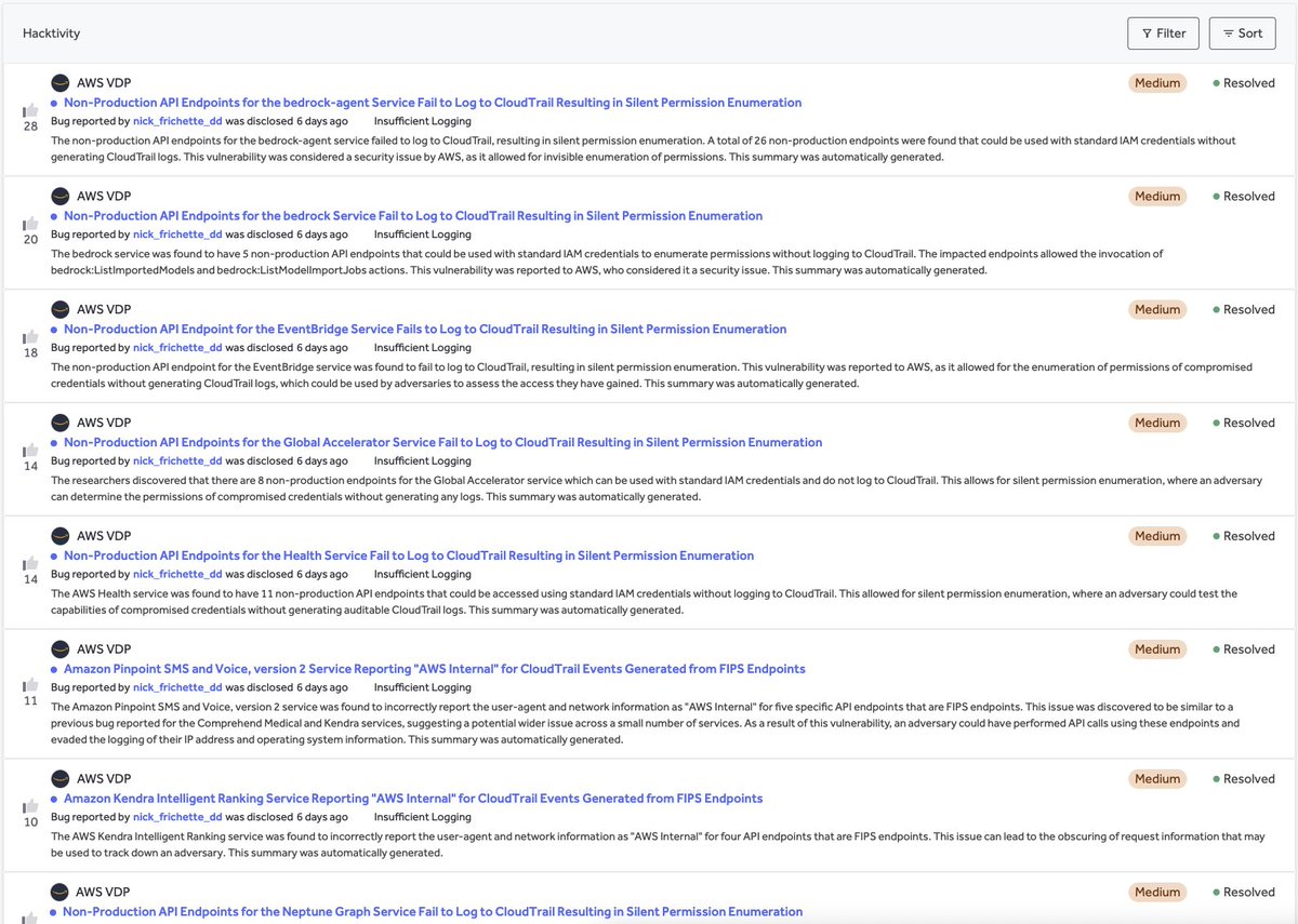 A little over a year ago I published research on how you could leverage non-production AWS API endpoints to enumerate permissions without logging to CloudTrail. A year later...I'm still finding them. Red Teamers, these can be super useful and really up your game!