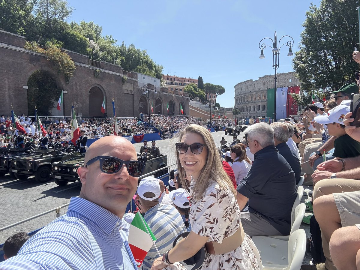 crscarpa's tweet photo. This trip to Rome between Pellerin and Citizen was enriching — good for the spirit, for the family, and for democracy! W Papa, W Republic https://t.co/bkonyyvhrs