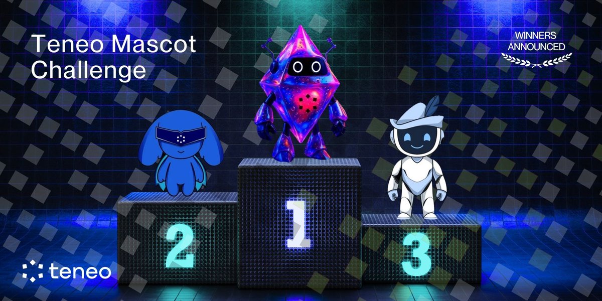 Teneo Protocol (@teneo_protocol) on Twitter photo Teneo Mascot Challenge: ๐จ WINNERS ๐จ
From over 700 wild, creative, and clever entries, weโve got a winner ๐ฅ
The new face will be our creative springboard for shaping the Teneo mascot
๐ฅ 1st Place โ <a href="/xixaxxuxa/">๐บ๐๐๐ ๐๐๐๐ | PiNad | SUI | IKA</a>
โ 50,000 Teneo Points + $250 + Creator Role and more
Each Teneo Mascot Challenge: ๐จ WINNERS ๐จ
From over 700 wild, creative, and clever entries, weโve got a winner ๐ฅ
The new face will be our creative springboard for shaping the Teneo mascot
๐ฅ 1st Place โ <a href="/xixaxxuxa/">๐บ๐๐๐ ๐๐๐๐ | PiNad | SUI | IKA</a>
โ 50,000 Teneo Points + $250 + Creator Role and more
Each